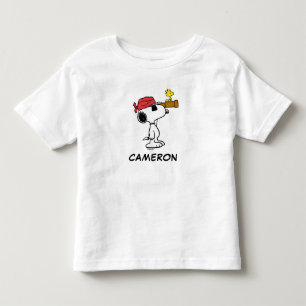 Peanuts Pirate Snoopy and Woodstock Toddler T-Shirt