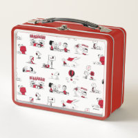 PEANUTS | Red & Black Pattern