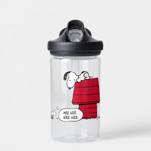 PEANUTS   Red & Black Pattern Water Bottle