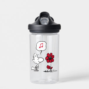 PEANUTS   Red & Black Pattern Water Bottle