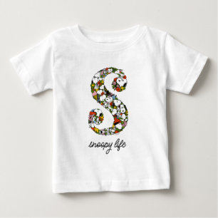 Peanuts   S is for Snoopy Baby T-Shirt
