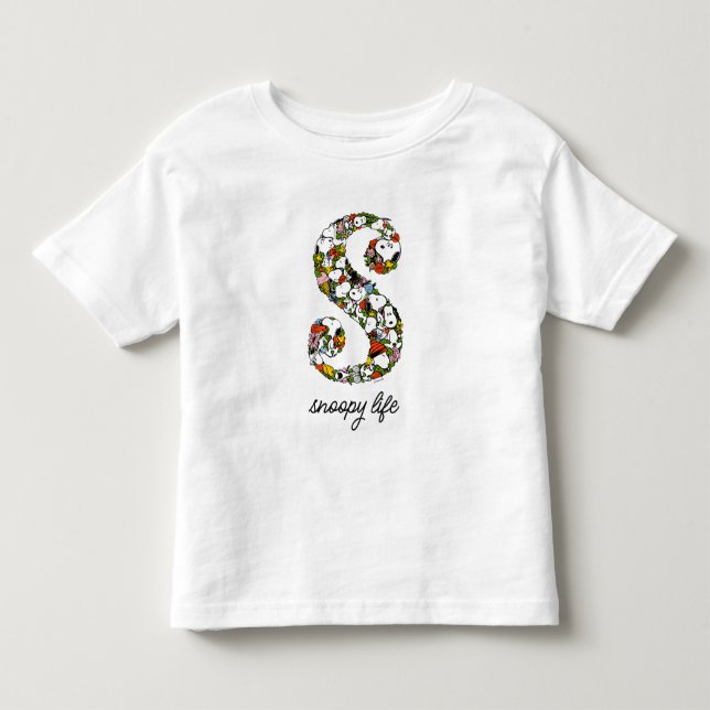 Peanuts | S is for Snoopy Toddler T-Shirt (Front)