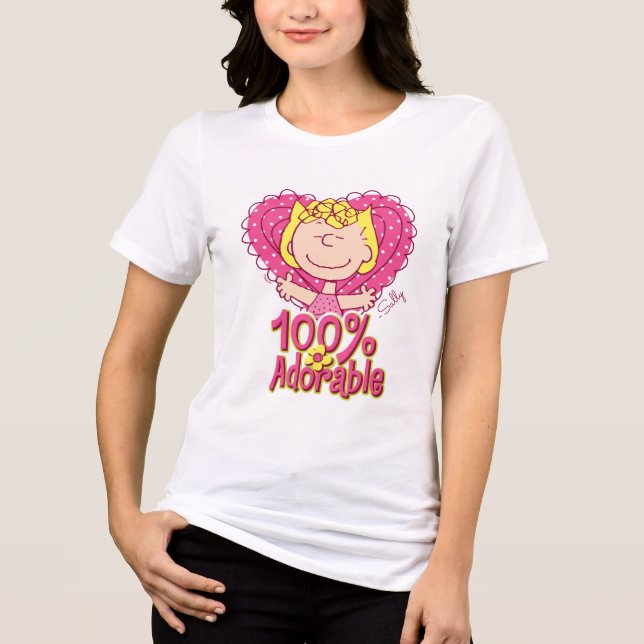 Peanuts | Sally 100% Adorable Tri-Blend Shirt (Front)
