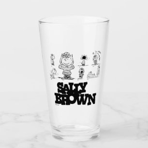 Peanuts Sally Brown Glass