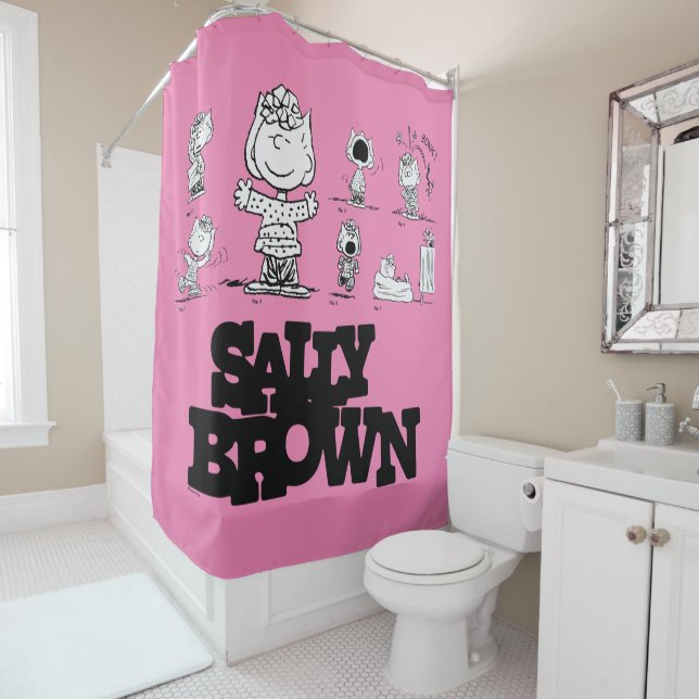 Peanuts | Sally Brown Shower Curtain (In Situ)