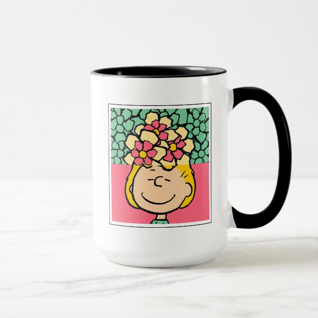 Peanuts | Sally Half & Half Flowers Mug (Right)