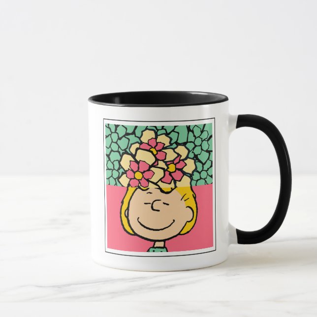 Peanuts | Sally Half & Half Flowers Mug (Right)