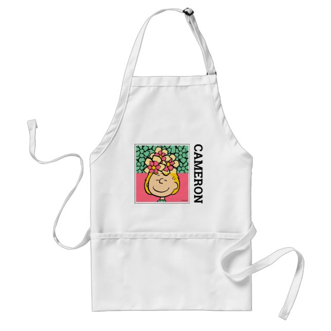 Peanuts | Sally Half & Half Flowers Standard Apron (Front)