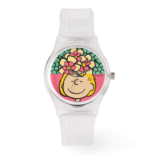 Peanuts | Sally Half & Half Flowers Watch (Front)