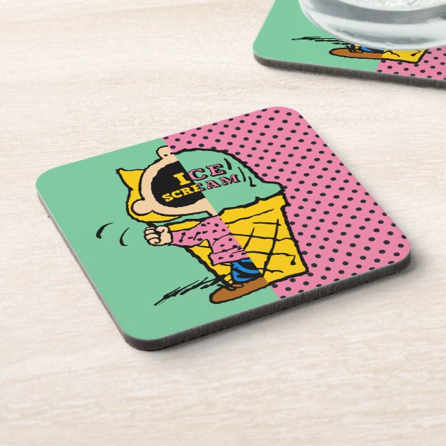 Peanuts | Sally Ice Cream Half & Half Coaster (Left Side)