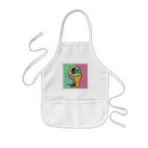Peanuts   Sally Ice Cream Half & Half Kids Apron