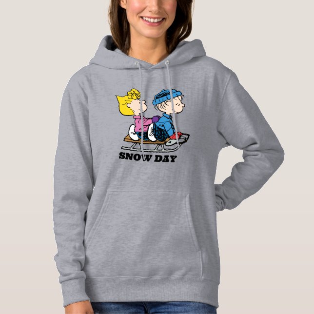 Peanuts | Sally & Linus Sled Riding Hoodie (Front)