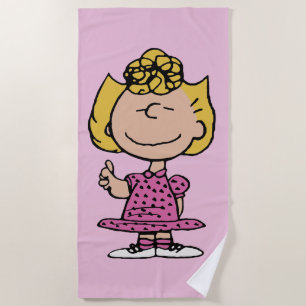 Peanuts   Sally Super Smile Beach Towel