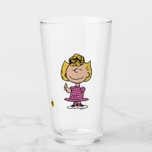 Peanuts Sally Super Smile Glass