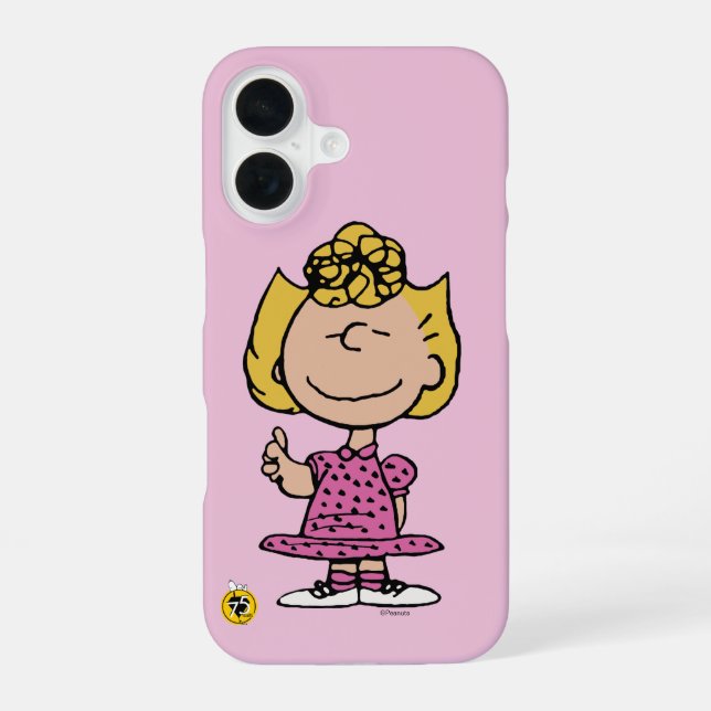 Peanuts | Sally Super Smile iPhone 16 Case (Back)