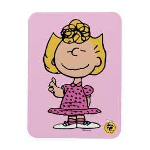 Peanuts   Sally Super Smile Magnet