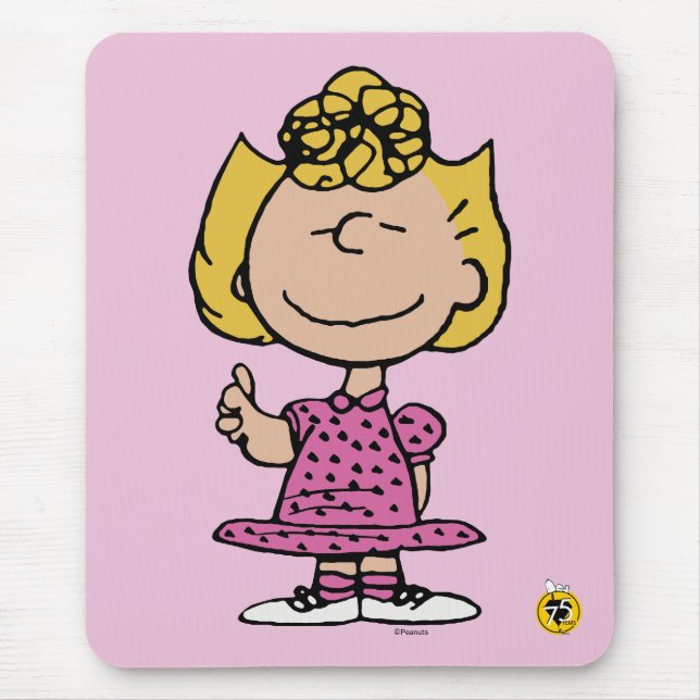 Peanuts | Sally Super Smile Mouse Mat (Front)