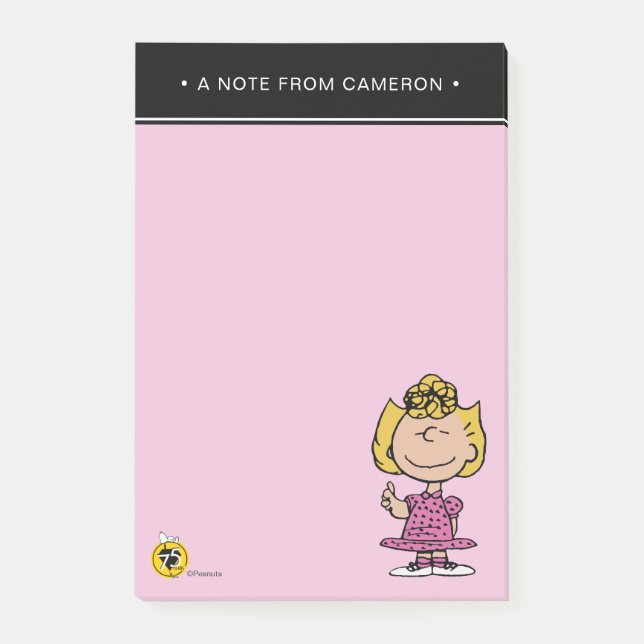 Peanuts | Sally Super Smile Post-it Notes (Front)