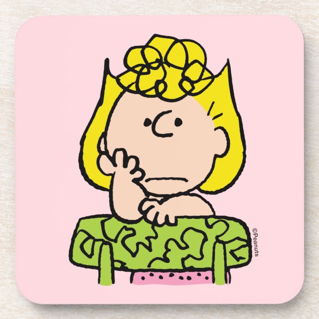 Peanuts | Sally Thinking Coaster (Front)