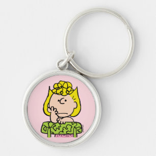 Peanuts   Sally Thinking Key Ring