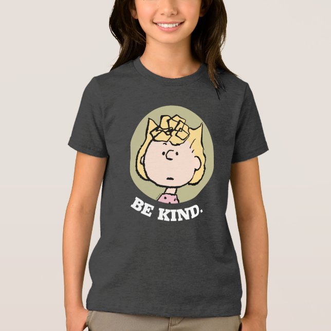 Peanuts | Sally's Faces 2 Tri-Blend Shirt (Front)