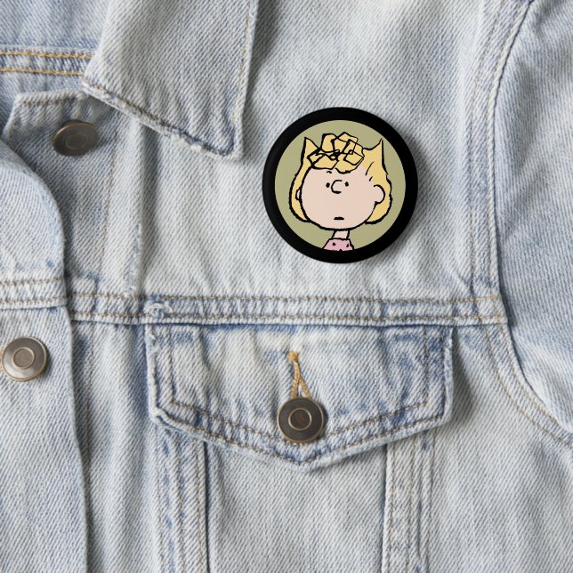 Peanuts | Sally's Faces 6 Cm Round Badge (In Situ)