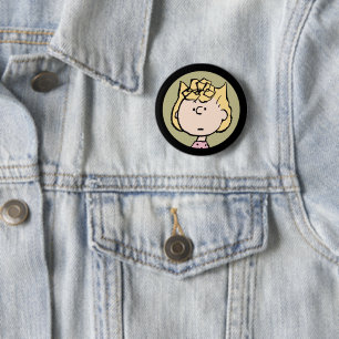 Peanuts   Sally's Faces 6 Cm Round Badge