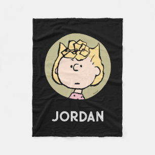 Peanuts   Sally's Faces Fleece Blanket