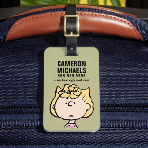 Peanuts   Sally's Faces Luggage Tag