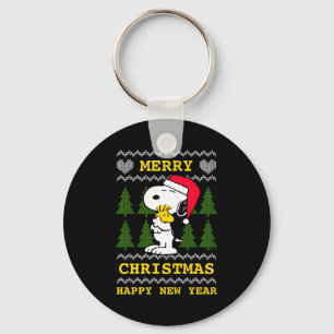 Peanuts Santa Claus Hug Key Ring