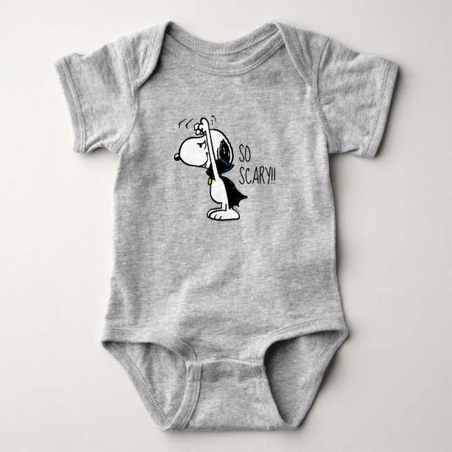 Peanuts | Scary Vampire Snoopy Baby Bodysuit (Front)