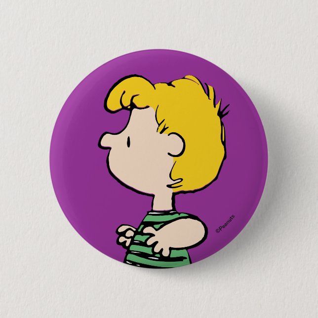 Peanuts | Schroeder Away From the Piano 6 Cm Round Badge (Front)