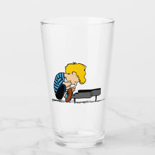 Peanuts Schroeder Glass