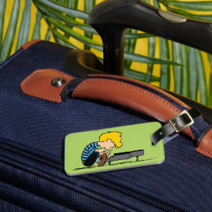Peanuts   Schroeder Luggage Tag