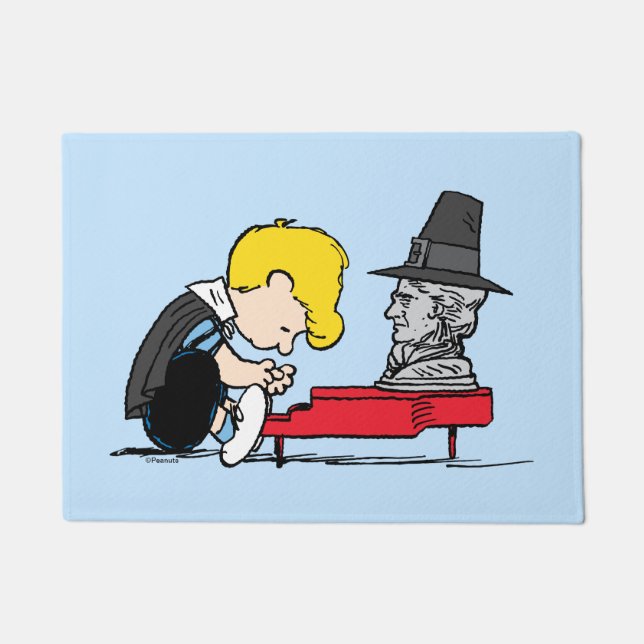 Peanuts | Schroeder Pilgrim Doormat (Front)