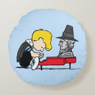 Peanuts Schroeder Pilgrim Round Cushion