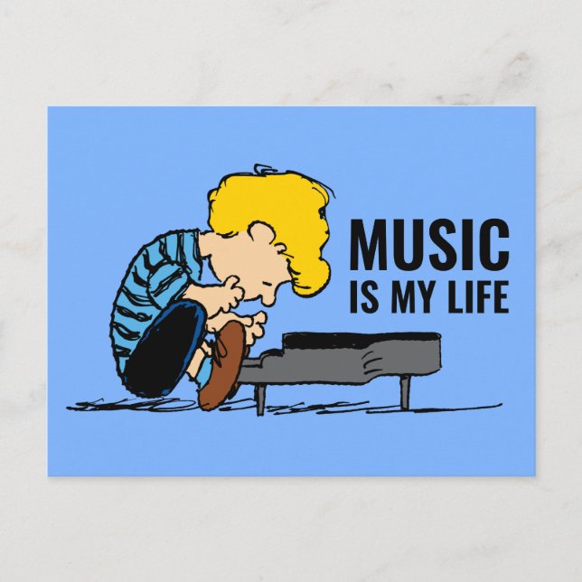 Peanuts | Schroeder Postcard (Front)