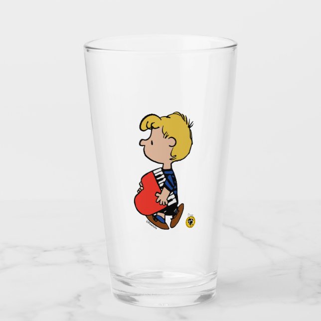Peanuts | Schroeder Travelling Piano Glass (Front)