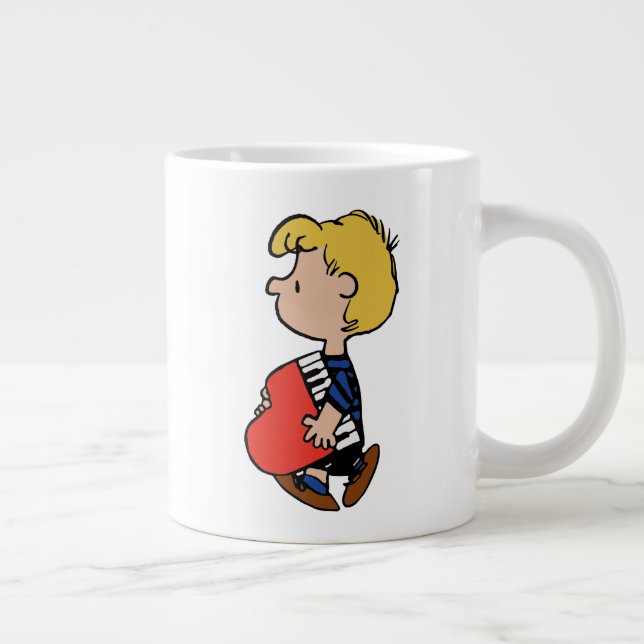 Peanuts | Schroeder Travelling Piano Large Coffee Mug (Right)
