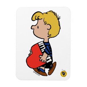 Peanuts   Schroeder Travelling Piano Magnet