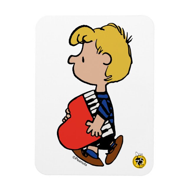 Peanuts | Schroeder Travelling Piano Magnet (Vertical)
