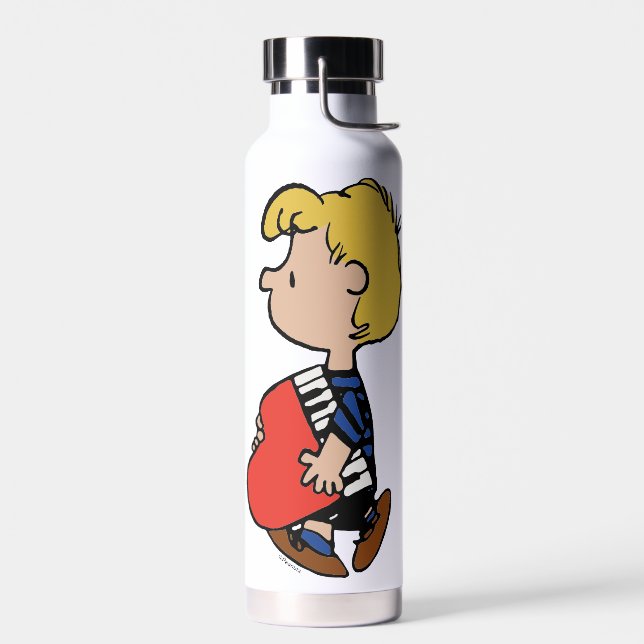 Peanuts | Schroeder Travelling Piano Water Bottle (Left)