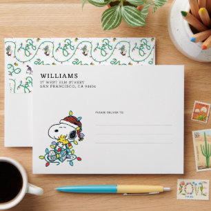 Peanuts   Shiny and Bright Christmas Love Pattern Envelope