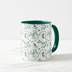 Peanuts   Shiny and Bright Christmas Love Pattern Mug