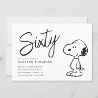 Peanuts Snoopy - 60th Birthday