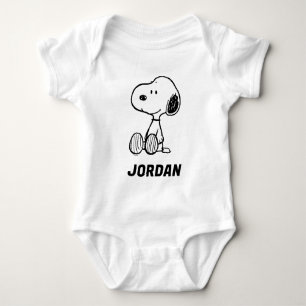 Peanuts   Snoopy Add Your Name Baby Bodysuit