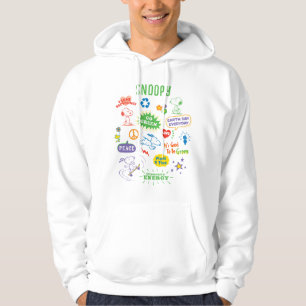 Peanuts Snoopy All In For Recycling Hoodie