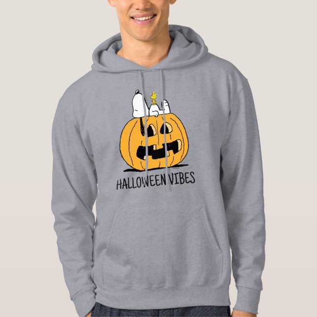 Peanuts | Snoopy and Woodstock Jack-O-Lantern Hoodie (Front)