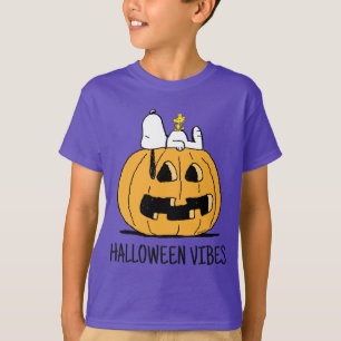 Peanuts   Snoopy and Woodstock Jack-O-Lantern T-Shirt