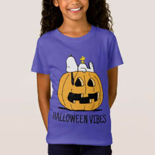 Peanuts   Snoopy and Woodstock Jack-O-Lantern T-Shirt